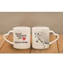 Fjord Horse - cup with a dog, adorable cup with a heart-shaped handle, universal gift from the Art-Dog brand