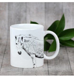 Fjordpferd - Tasse mit Hund, personalisierte Tasse mit Druck, klassisches Geschenk für jeden von der Marke Art-Dog.