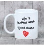 Cheval Fjord - tasse avec un cheval, tasse avec une photo, cadeau personnalisé de la marque Art-Dog