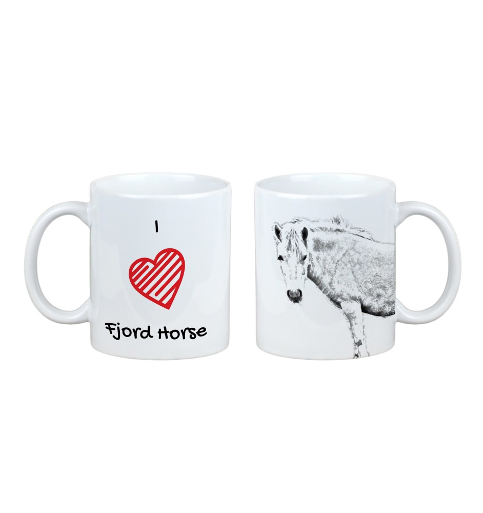 Fjord Horse - cup with a horse, cute cup with graphics, a gift with your photo from the Art-Dog brand
