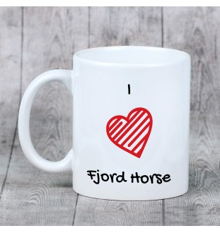Fjordpferd - Tasse mit Pferd, niedliche Tasse mit Grafik, Geschenk mit Ihrem Foto von der Marke Art-Dog