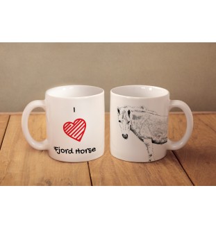Fjord Horse - cup with a horse, cute cup with graphics, a gift with your photo from the Art-Dog brand