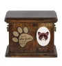 Schneeschuh Katzenascheurne, personalisierte Urne mit Gravur, Erinnerungsbox für Katzenasche von der Marke Art-Dog