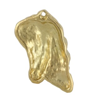 Braunes Pferd - Vergoldeter Schlüsselanhänger mit Pferd, Handtaschenschmuck, Luxus-Accessoire der Marke Art-Dog