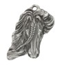 Bay Horse Silver-plated keychain with a horse in a gift box, handbag ornament, backpack pendant by Art-Dog