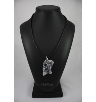 Cheval bai - collier avec un cheval, pendentif en plaqué argent pour les fans de chevaux, bijoux uniques de la marque Art-Dog