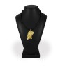 Cheval bai - collier avec un cheval, pendentif plaqué or pour une fan de chevaux, bijoux uniques de la marque Art-Dog