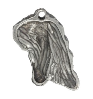 Braunes Pferd - Halskette mit Pferd, versilberter Anhänger für den Pferdefan, einzigartiger Schmuck der Marke Art-Dog