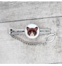 Chat des neiges - élégant porte-clés en métal pour cadeau de la marque Art-Dog