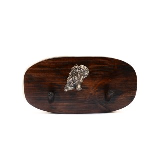 Koń fryzyjski wieszak drewniany podwójny Art-Dog