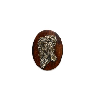 Cheval bai - broche pour exposition de chevaux, clip pour numéro de départ, épingle avec cheval de la marque Art-Dog