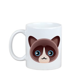 Chat des neiges - tasse avec graphisme et logo de la marque Art-Dog