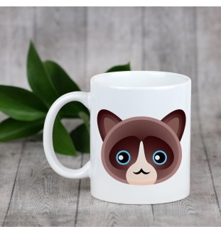 Chat des neiges - tasse avec graphisme et logo de la marque Art-Dog