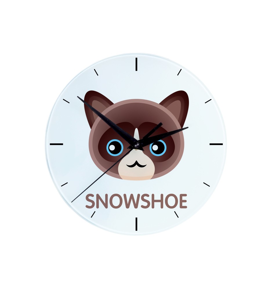 Snowshoe  zegar z kotem Art-Dog