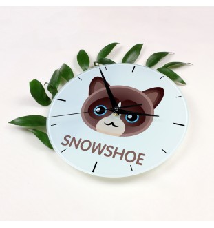 Snowshoe  zegar z kotem Art-Dog