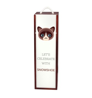 Snowshoe - wine box with graphics and the brand name Art-Dog