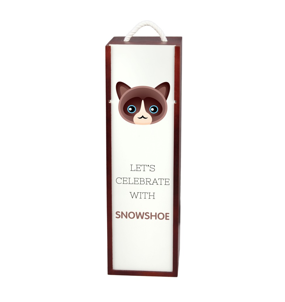 Snowshoe - wine box with graphics and the brand name Art-Dog