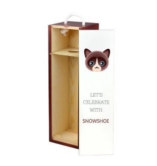 Snowshoe  pudło na wino z kotem Art-Dog