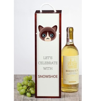 Snowshoe - wine box with graphics and the brand name Art-Dog
