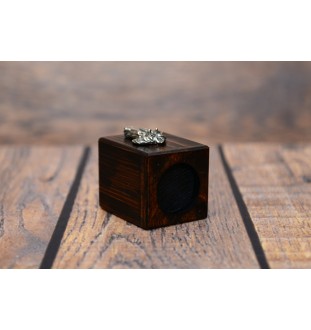 Koń fryzyjski świecznik kwadratowy Art-Dog