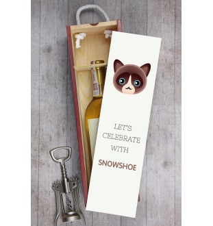 Snowshoe  pudło na wino z kotem Art-Dog