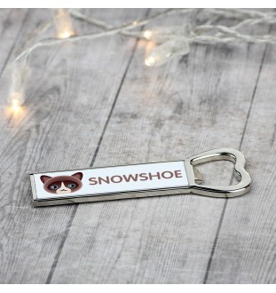 Schneeschuh - Flaschenöffner mit Grafik und Logo der Marke Art-Dog