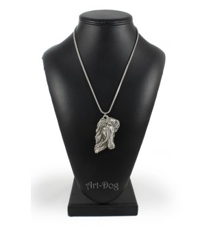 Braunes Pferd - Halskette mit Pferd, Pferdeanhänger an einer Silberkette, einzigartiger Schmuck der Marke Art-Dog