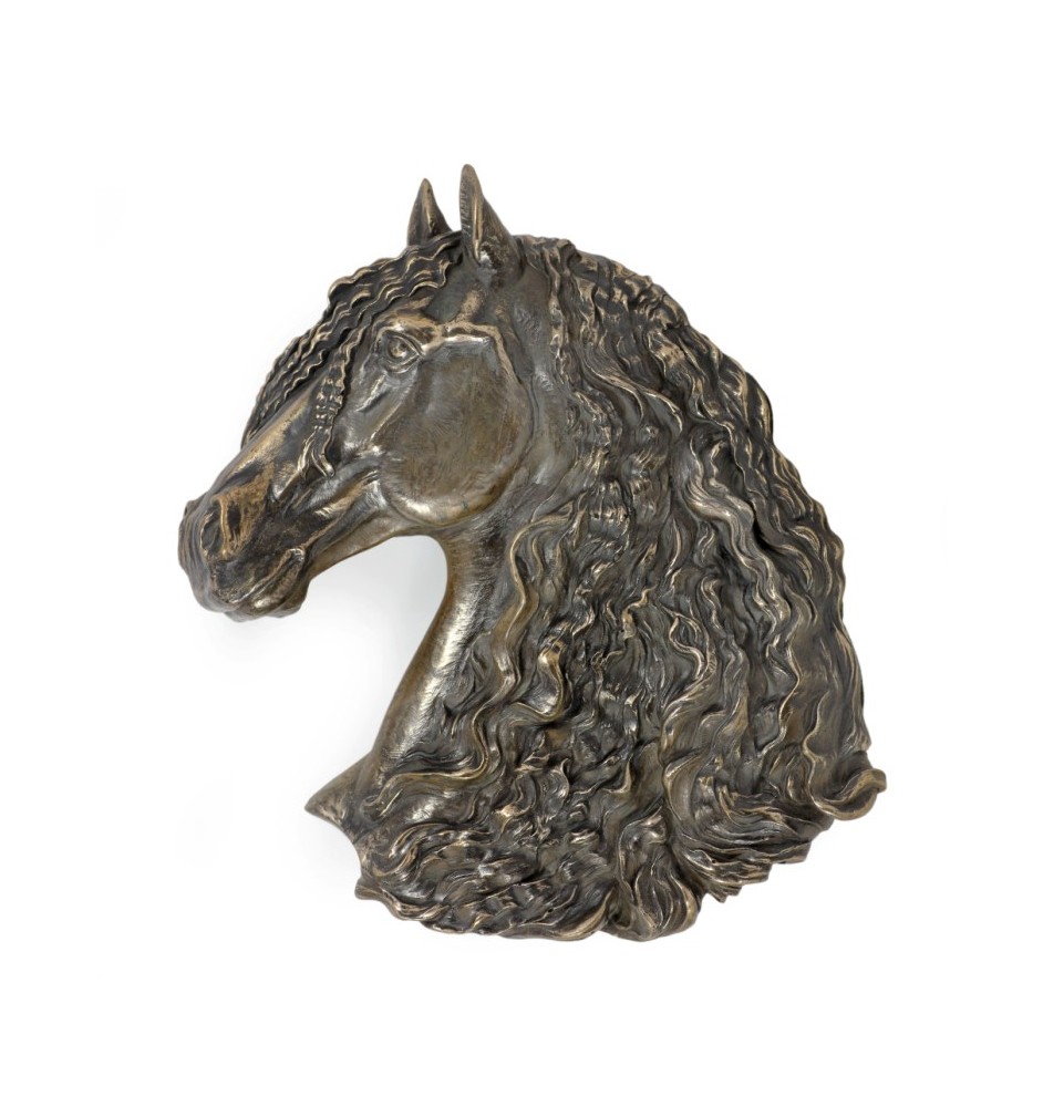 Bay Horse - exclusive horse statue for the wall, luxury interior design, unique edition of figurines from the Art-Dog brand
