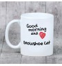 Snowshoe  kubek z kotem good morning Art-Dog