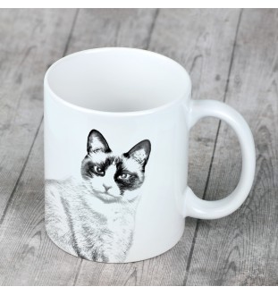 Snowshoe - cat mug, personalized mug with print, classic gift for everyone from the Art-Dog brand