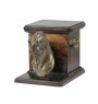 Bay Horse - urn for horse ashes with a statuette, elegant urn for a horse, unique urn with a horse bust by Art-Dog