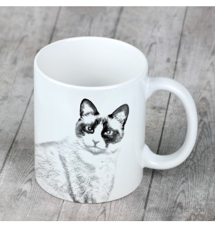 Snowshoe - cup with a cat, cup with a photo, personalized gift from the Art-Dog brand