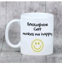 Snowshoe - cat mug, cheerful mug for a dog lover, personalized gift from the Art-Dog brand