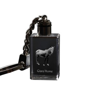 Cheval Giara - Pendentif en cristal avec photo de cheval, pendentif lumineux, cadeau unique de la marque Art-Dog