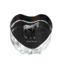 Cheval Giara - une photo de cheval dans un cristal, un cœur en cristal, un cadre exceptionnel avec une photo de la marque Art-Dog