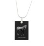 Giara Horse - Crystal pendant with horse, silver necklace with photo, personalised pendant by Art-Dog brand