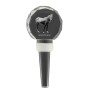 Cheval Giara - Bouchon de bouteille en cristal avec cheval, bouchon de vin unique avec photo, cadeau personnalisé pour sommelier par la marque Art-Dog