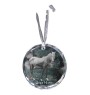 Giara Horse - crystal bauble with a photo, horse photo in crystal, personalized Christmas tree ornament by Art-Dog brand