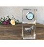 Giara Horse - crystal clock with a photo, photo of a horse in crystal, personalized desk clock by Art-Dog brand