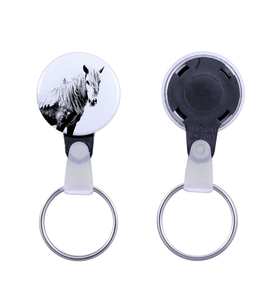 Giara Horse - unique keychain with a horse picture, handmade product, light and handy pendant from Art-Dog brand