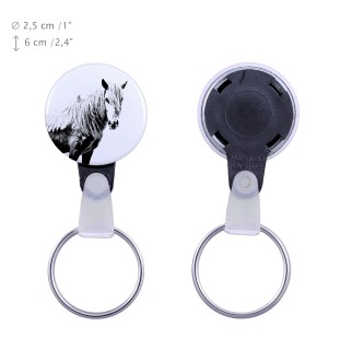 Giara Pferd - ein einzigartiger Schlüsselanhänger mit einem Pferdebild, handgefertigtes Produkt, leicht und handlich, Anhänger der Marke Art-Dog