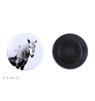 Cheval Giara - aimant avec cheval, empreinte exceptionnelle de cheval de la marque Art-Dog