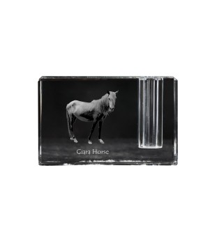 Koń z Giara penholder kryształowy z koniem Art-Dog