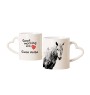 Cheval Giara - tasse avec chien, une tasse adorable avec une anse en forme de cœur, un cadeau universel de la marque Art-Dog