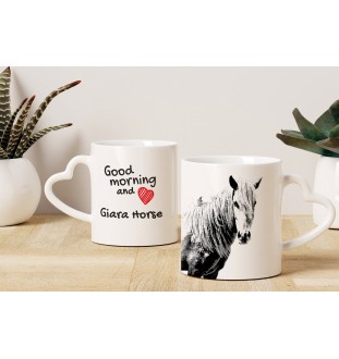 Koń z Giara kubek z koniem good morning serce Art-Dog