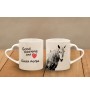 Giara Horse - cup with a dog, adorable cup with a heart-shaped handle, universal gift from the Art-Dog brand