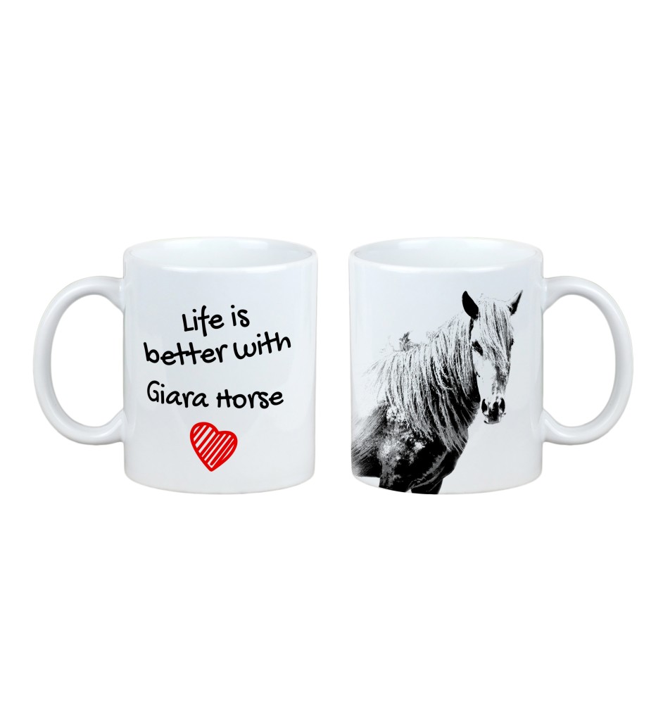 Giara Horse - mug with a horse, mug with a photo, personalized gift from the Art-Dog brand
