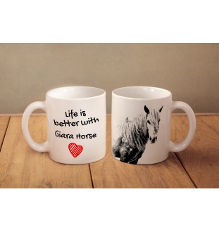 Giara Horse - mug with a horse, mug with a photo, personalized gift from the Art-Dog brand