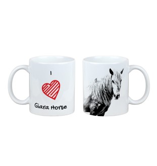 Giara Horse - cup with a horse, cute cup with graphics, a gift with your photo from the Art-Dog brand