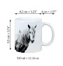 Giara Horse - cup with a horse, cute cup with graphics, a gift with your photo from the Art-Dog brand